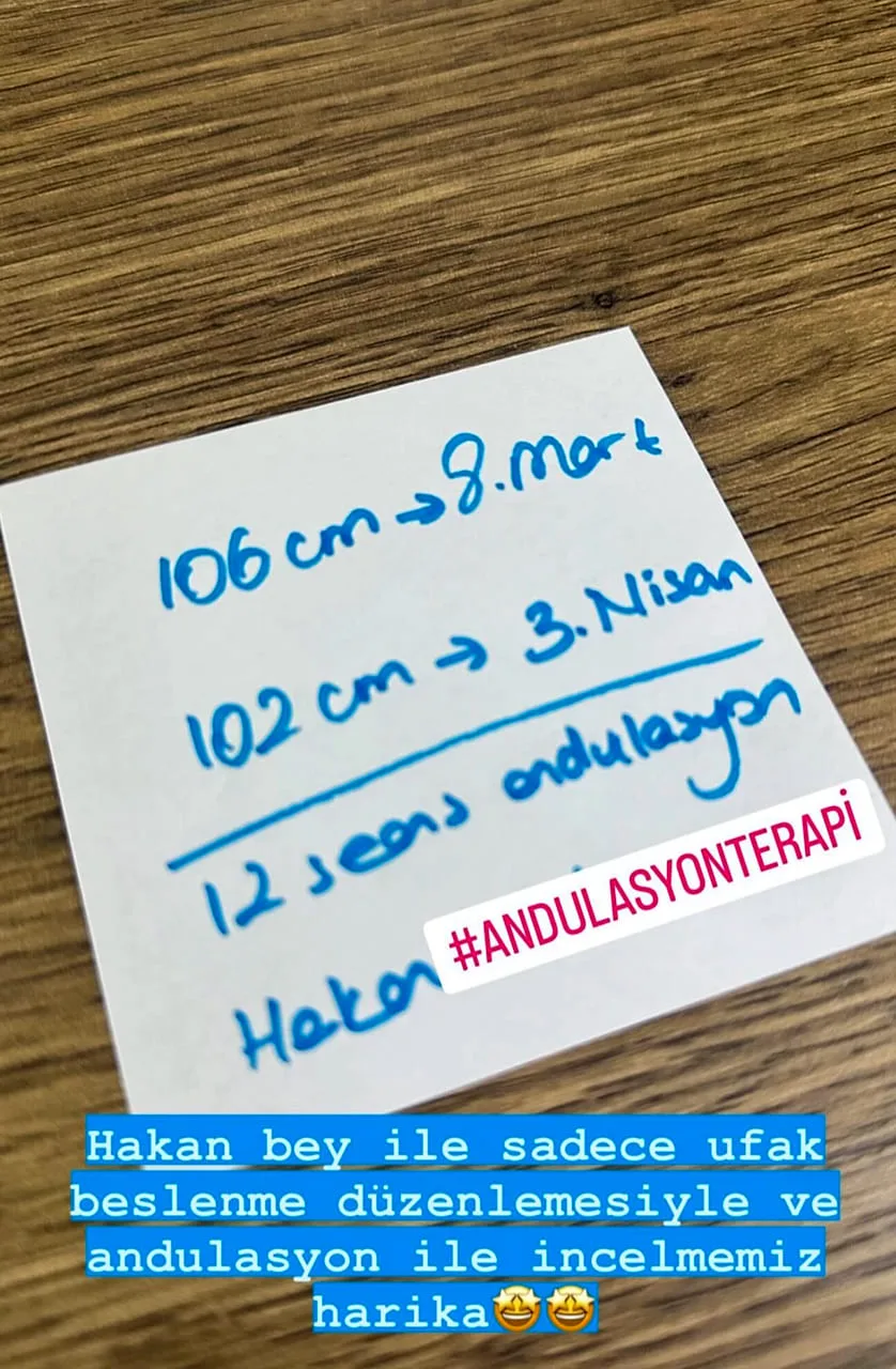 Diyetisyen Dilan Sezen - Andulasyon Terapi